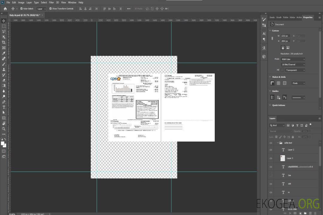 Modèle Word et PDF de facture de services publics d'entreprise USA CPS ENERGY template Modèle Word et PDF de facture de services publics d'entreprise USA CPS ENERGY template